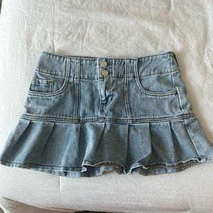 Pacsun denim mini skirt